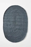 Anthropologie Handwoven Lorne Oval Rug By  In Blue Size 4 X 6