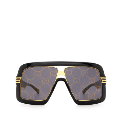 Gucci Gg0900s Oversize Mask Acetate Sunglass In Grey