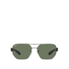 Ray Ban Ray-ban Womens Grey Rb3672 Logo-plaque Metal Sunglasses