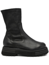 Guidi Slip-on Chunky Boots In Schwarz