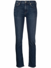 Citizens Of Humanity Skyla Mid Rise Cigarette Pant In Evermore In Blau