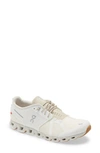 On Cloud Running Shoe In White/ Beige