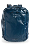 Osprey Transporter Global Carry-on Travel Backpack In Venturi Blue