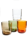 Our Place Set Of 4 Tumblers In Assorted