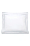 Matouk Ansonia Pillow Sham In White/ Blue