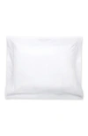 Matouk Ansonia Percale King Sham In White/ White