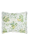 Matouk Schumacher Pomegranate Quilted King Sham In Citrus