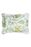Matouk Schumacher Pomegranate Quilted Boudoir Sham In Citrus
