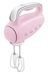 Smeg '50s Retro Style Hand Mixer In Pink