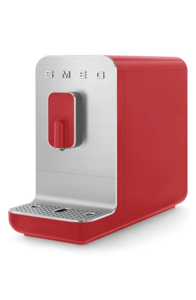 Smeg Automatic Espresso Coffee Machine In Red