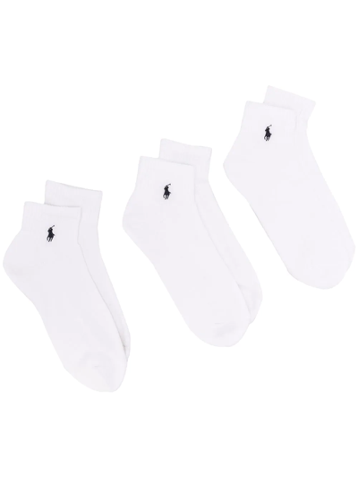 Polo Ralph Lauren Pony Motif Socks In White