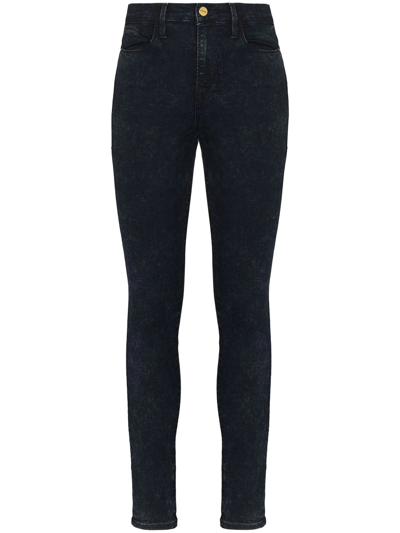 Frame Le High Skinny Jeans In Blue