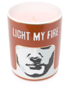 Ginori 1735 Favorito Orange Renaissance Candle In Red