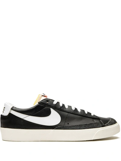 Nike Men's Blazer Low 77 Suede Casual Sneakers From Finish Line In Black/white
