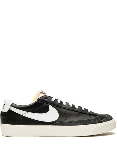 Nike Blazer Low '77 Vintage "black/sail" Sneakers In Black/white