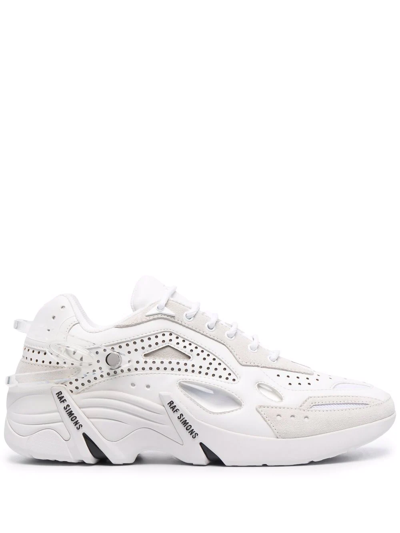 Raf Simons Cyclon-21 Low-top Sneakers In White