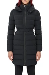 Mackage Ashley Water Resistant Down & Feather Coat In Black