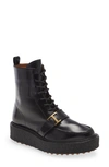 Tod's Creeper Belted Boot In Black