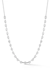 Dana Rebecca Designs White Gold Ava Bea Interval Diamond Necklace