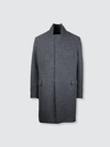 HANNES ROETHER HANNES ROETHER BOILED WOOL COAT