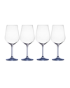 Mikasa Gianna Ombre Red Wine Glasses, Set Of 4