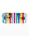 Fornasetti Face Stripes Tray, 9.8" X 23.63"
