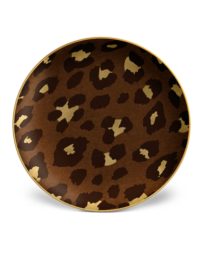 L'objet Small Leopard 24k Gold & Porcelain Dish