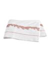 Matouk 520 Thread-count Full/queen Flat Sheet In Red