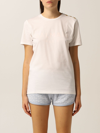 Balmain Cotton Tshirt With Logo In White 1