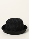 FENDI FISHERMAN HAT WITH ALL OVER LOGO,343598033