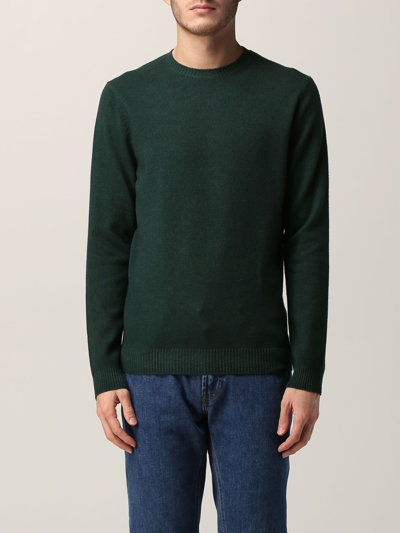 Malo Jumper  Men In Forest Green