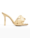 Bottega Veneta The Lido Sandals In Cane Sugar