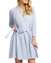 Fleur't Iconic Robe In Blue Stripe