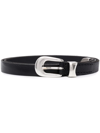 OUR LEGACY PIN-BUCKLE LEATHER BELT
