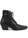 SAINT LAURENT SUSAN 60 CERASO JUPPIT A Z B BOOTS,582071 1FW10 1000