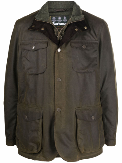 Barbour Ogston Waxed Jacket In Green | ModeSens
