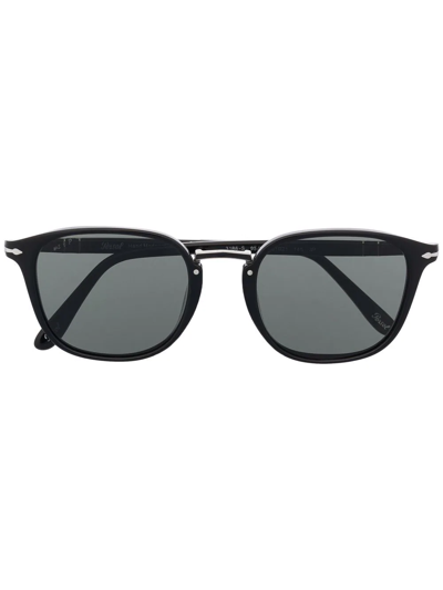 Persol Square-frame Tinted Sunglasses In Schwarz