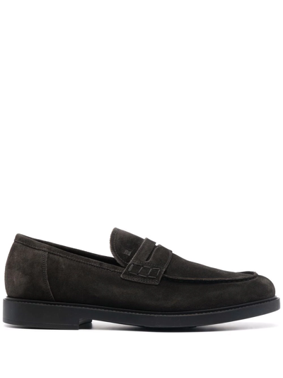 Fratelli Rossetti Almond Toe Loafers In Grau