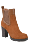Journee Collection Islana Tru Comfort Foam Bootie In Cognac