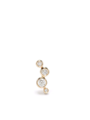 MARIA BLACK 14KT YELLOW GOLD HEPBURN DIAMOND STUD EARRING