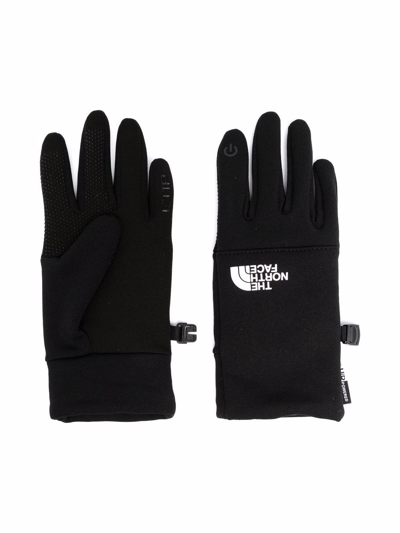 The North Face Etip Teen Gloves In 黑色
