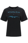 Raf Simons Ataraxia Cotton T-shirt In Black,blue