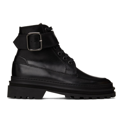 Apc Black Alix Boots In Lzz Black