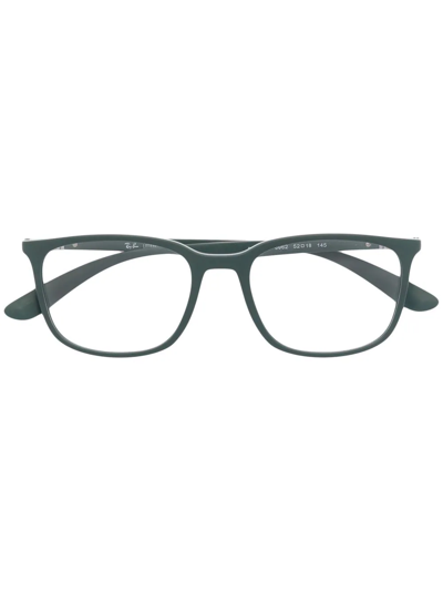 Ray Ban Rb7199 Square-frame Glasses In Grün