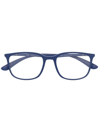 Ray Ban Lifeforce Square-frame Glasses In Blau