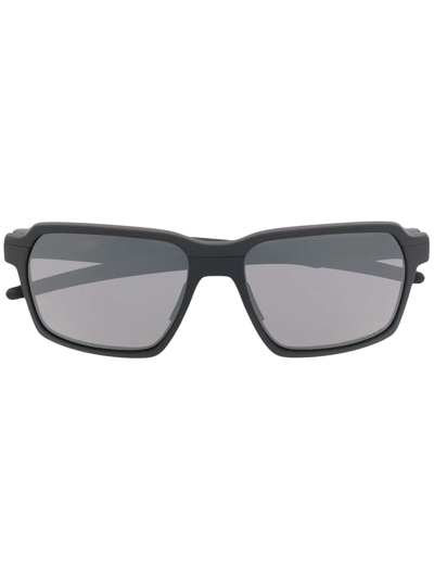 Oakley Parlay Square-frame Sunglasses In Schwarz