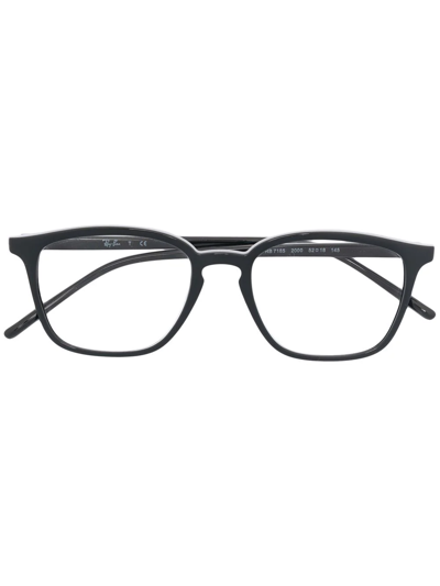 Ray Ban Square-frame Glasses In Schwarz