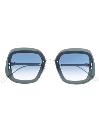 Isabel Marant Eyewear Oversized-frame Sunglasses In Silber