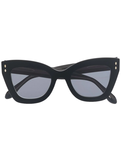 Isabel Marant Eyewear Tortoise-shell Cat Eye Sunglasses In Schwarz