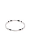 Maria Black 14kt White Gold Glossy Ring In Silver